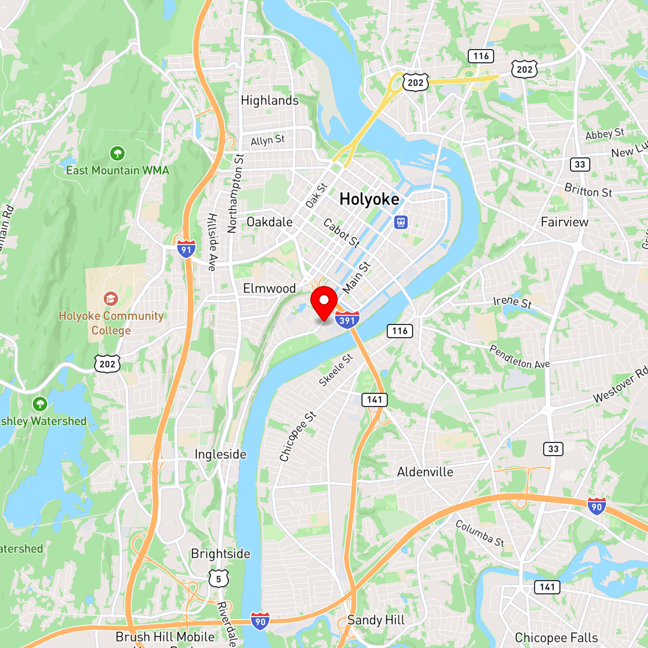 11196 Holyoke MA ["Hauling"] map