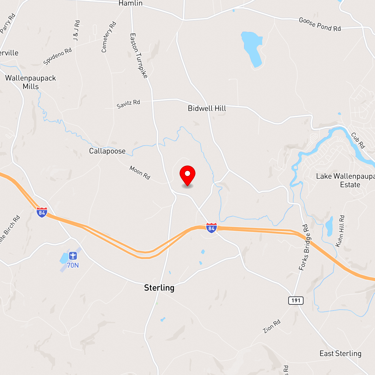 35901 Lake Ariel PA ["Hauling"] map
