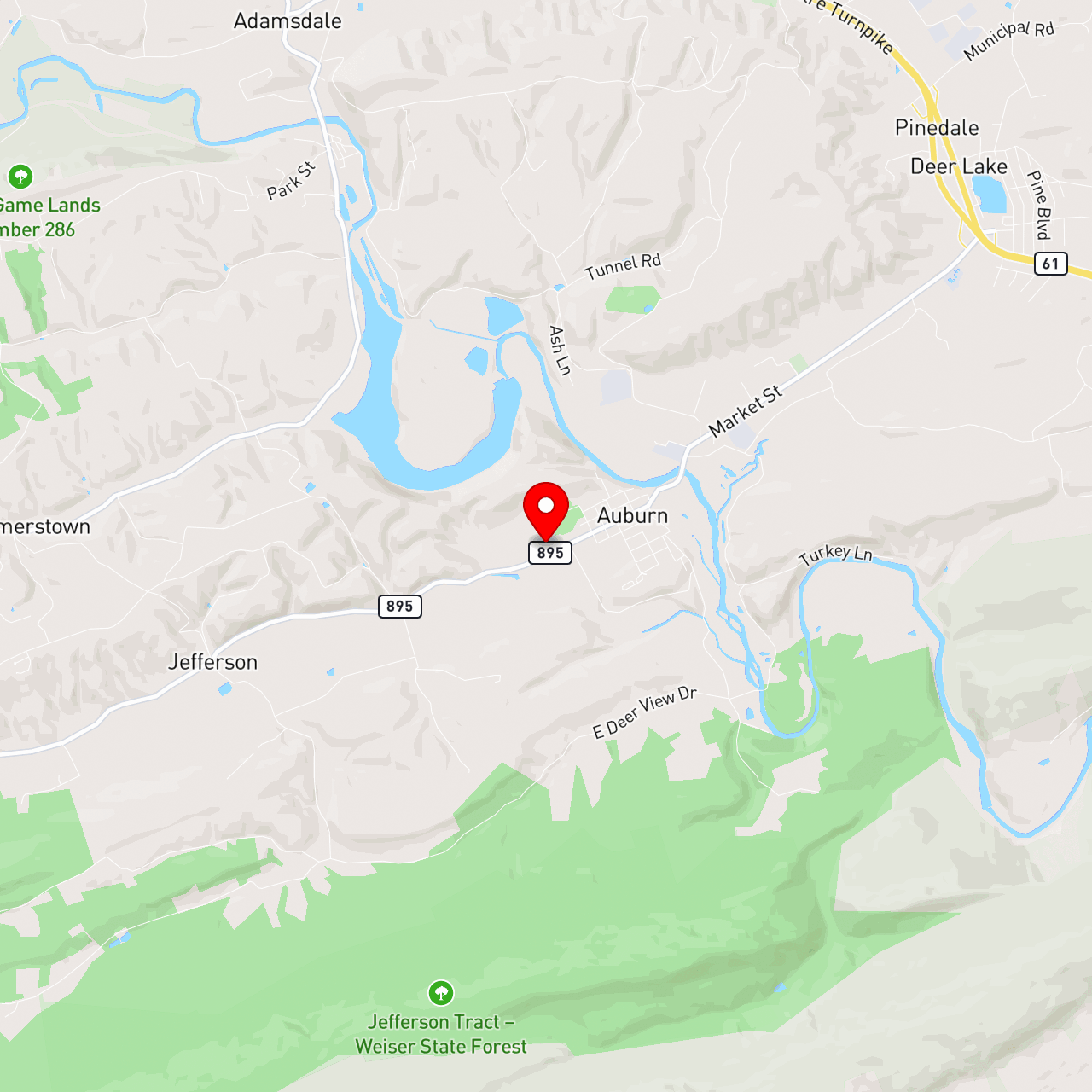 889977665 Auburn Pa Recycling Map