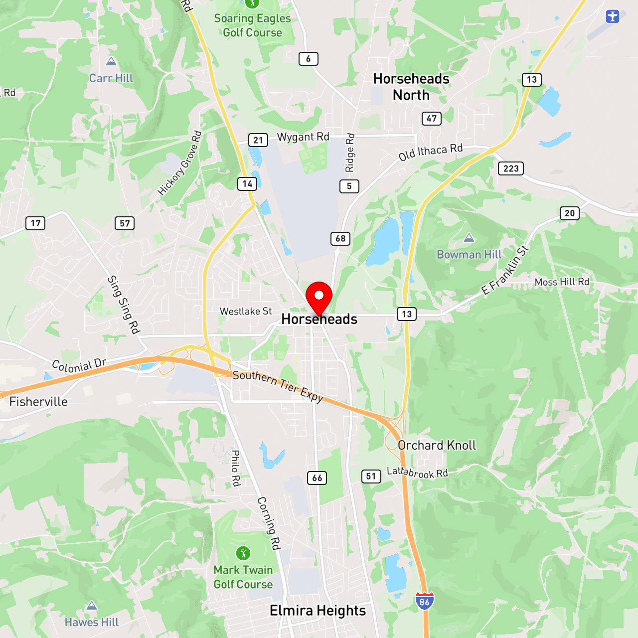 2588 Horseheads NY ["Recycling"] map