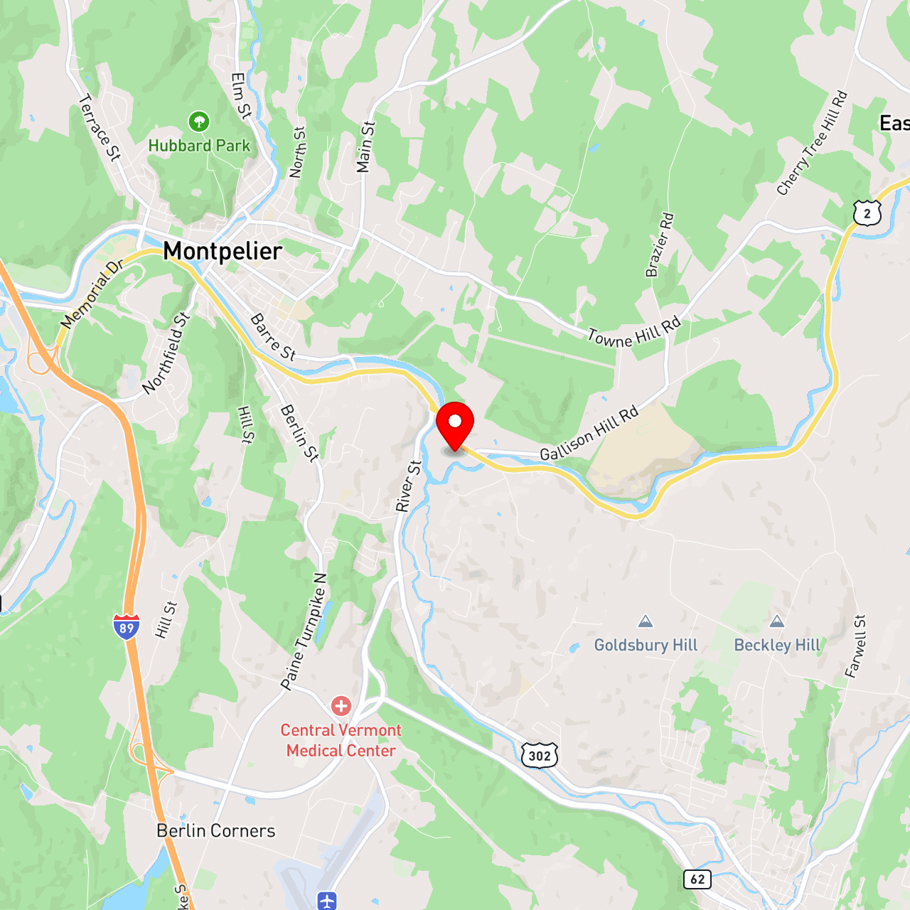 3761 Montpelier VT ["Transfer Station/Drop Off"] map