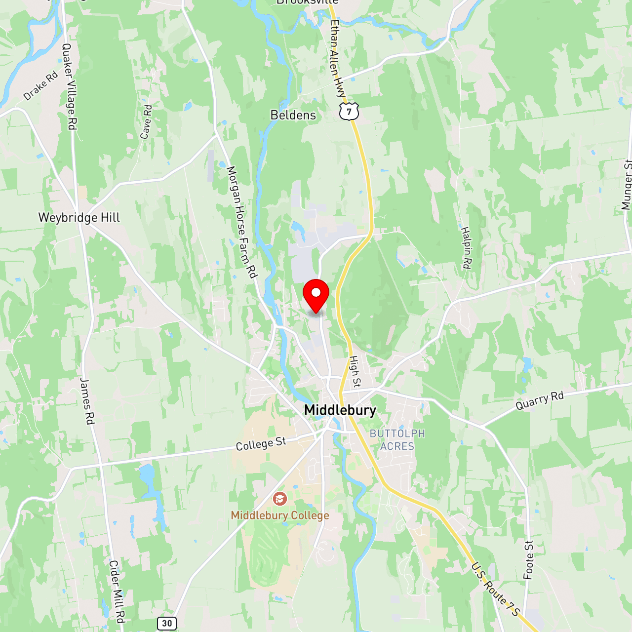 2746 Middlebury VT ["Hauling"] map