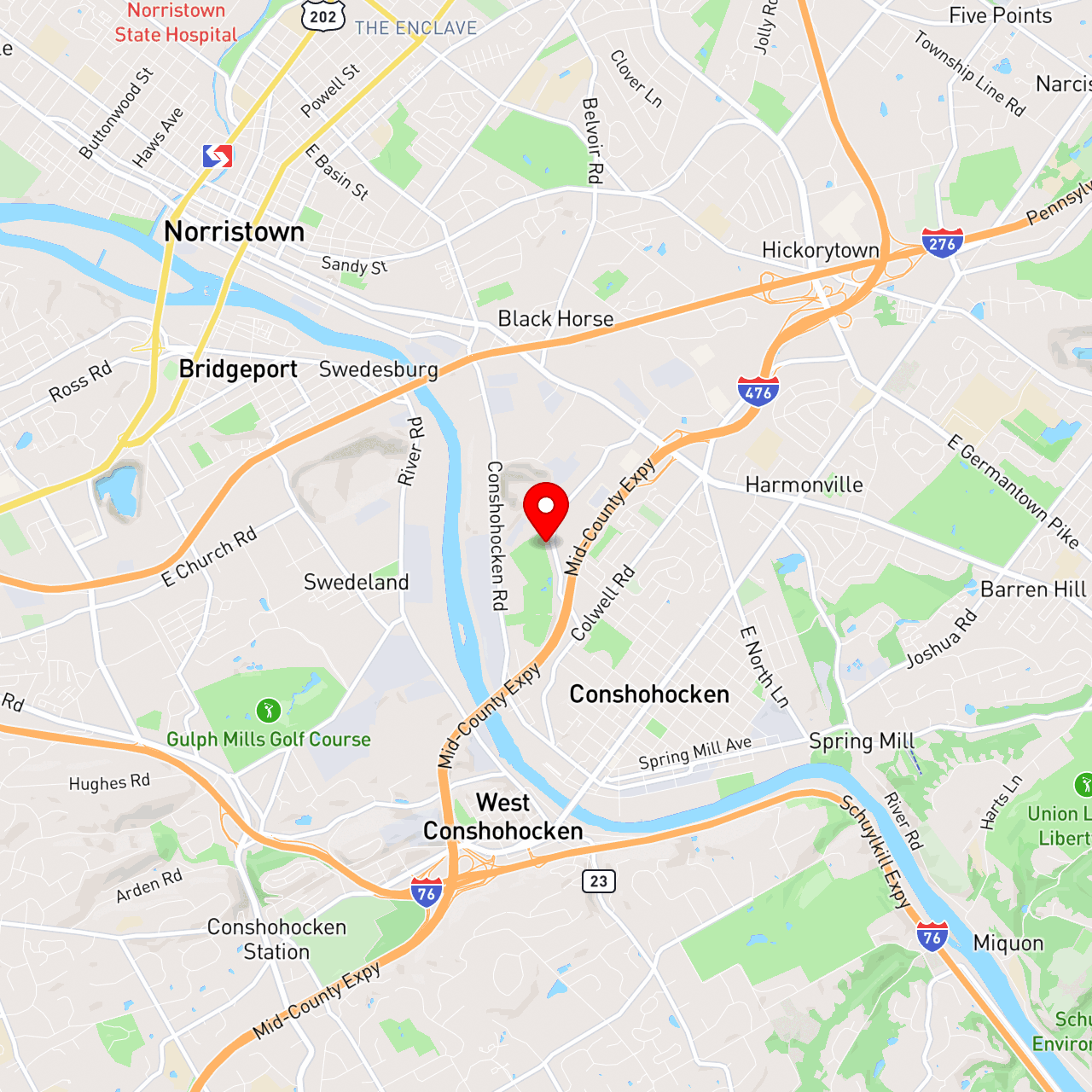 3453221 Conshohocken PA ["Hauling"] map