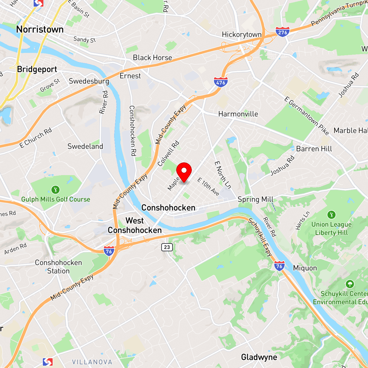 26958 Conshohocken PA ["Transfer Station/Drop Off"] map